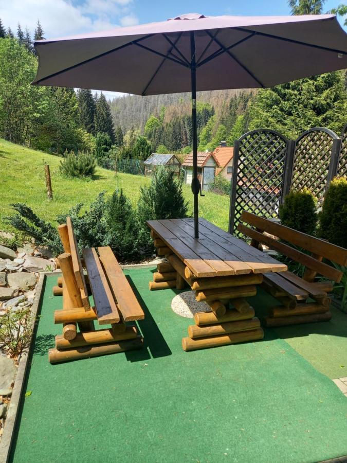 Monteur- Und Ferienwohnung Waldrauschen Fehrenbach Bagian luar foto