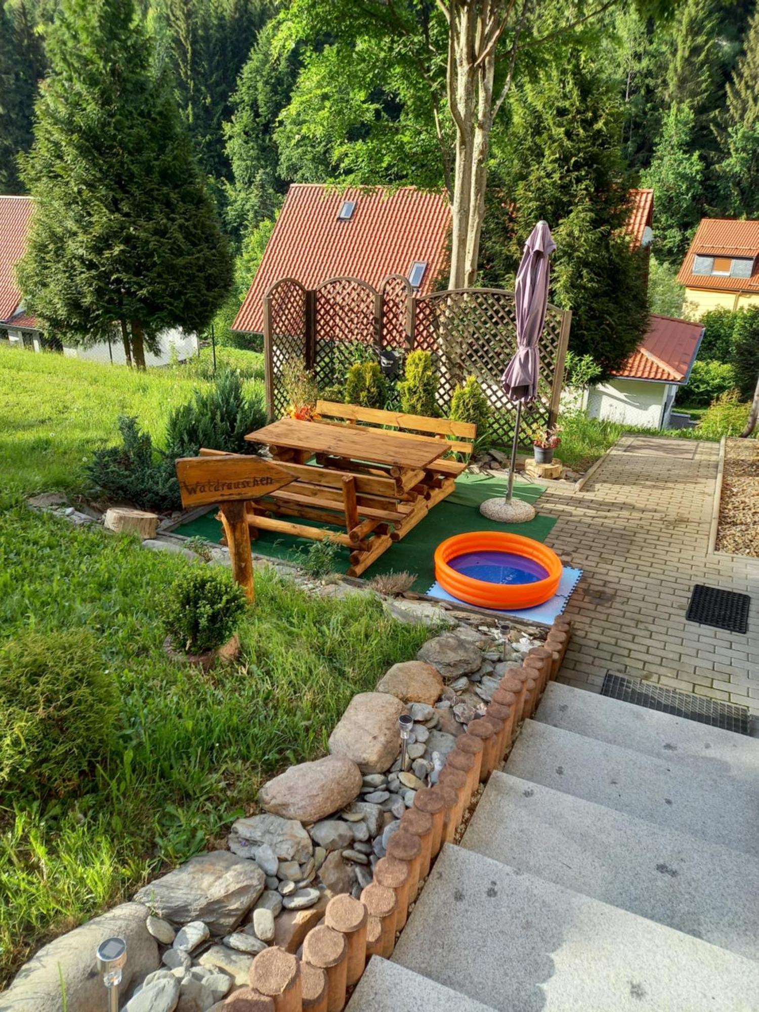 Monteur- Und Ferienwohnung Waldrauschen Fehrenbach Ruang foto